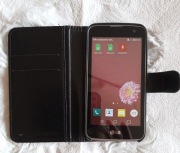 Smartfon LG K4 LTE ze skórzanym pokrowcem, stan bardzo dobry 