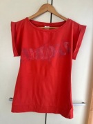38 M 36 S addidas bawełniana koszulka t-shirt styl retro