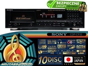 Zmieniarka na 10 CD SONY CDP-C910 DAC 16 BIT 