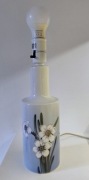 Lampa - ręcznie malowana. Duńska, porcelana królewska