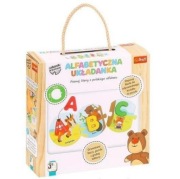 Alfabetyczna układanka drewniana Trefl alfabet literki zabawka edukacyjna
