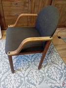 Krzesła drewniane,vintage Prl ,2 szt