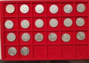 Zestaw 20 monet 1 Rubel ZSRR (CCCP) lata 1975-1991 Związek Radziecki