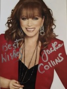 Jackie Collins oryginalny autograf 