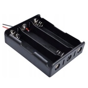 Koszyk zasobnik na akumulator 3x 18650 3,7V Li-Ion  połączenie szeregowe