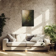 Fotoobraz na płótnie 50x70 – Mech | Natura | Prezent Ciemna zieleń