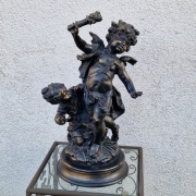 Duża-Ciężka Figurka z Alabastru wys 43 cm 