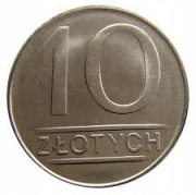 10 ZŁOTYCH PRZED 1989 SREBRNE