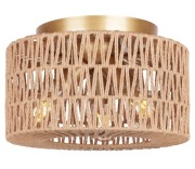 Lampa Sufitowa Lampa Rattanowa Lampa Ratanowa Boho Rustykalna