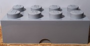 LEGO 40041740 Pojemnik Na Klocki 2x8 Szary