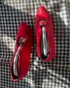 Buty na obcasie serio Leone 36/ małe 37 czerwone , szare lub czarne