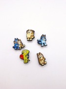 Zestaw przypinek do Crocs 5 szt przypinki charmsy do crocsów bluey bingo