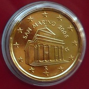 SAN MARINO 2006 10 CENTÓW UNC !!!!!!!!!!