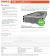 Obudowa dyskowa Storage Enclouser JBOD HGST 4U60 60dysków szyny kable