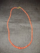 Naszyjnik z korala antykwarycznego do naprawy 