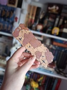 Zakładka do książki na wzór mapy skarbow 