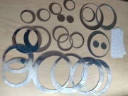 Lustrzane naklejki adhezyjne Ambiance Rings, 24 szt.