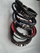 Modna Bransoletka szczęścia drzewo szczęścia skórzana Różne kolory