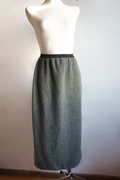 Szara spódnica midi boucle vintage 90s S M