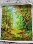 Obraz ręcznie malowany na płótnie bez ramy