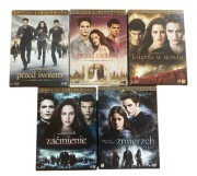 Filmy DVD Saga Zmierzch Edycja Limitowana 1-5 Twiligh Komplet Lektor Polski