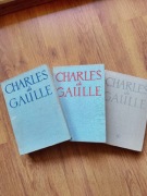 Pamiętniki wojenne tom I-III Charles de Gaulle. Cena za komplet.