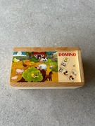 Drewniane domino | gra | zwierzątka / farma