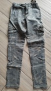 Spodnie jeansowe moro Zara 140