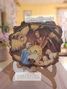 Szopka Bożonarodzeniowa z drewna 