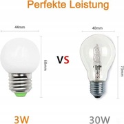 Żarówka LED E27 3W G45 2700K Energooszczędna ciepła biel 4szt