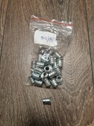 Mufa dwugwintowa wkręt drewna z kołnierzem M8 30sz