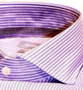 Michael Kors  koszula S/M 38 non iron 2-ply fioletowa biała eton stenstroms