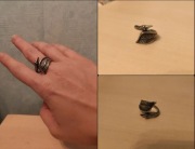 Pierścionek Smoczy Szpon - sygnet dla metali