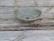 Umywalka nablatowa Patina - morska zieleń, turkus z efektem patyny