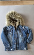 Kurtka, parka, jeans futro