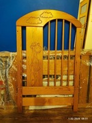 Łóżeczko dziecięce drewniane 