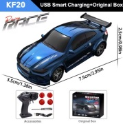 RC Drift Samochód 1:64 4WD Zdalnie Sterowany Mini GTR Wyścigowy