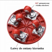 Podstawki transportowe 360 - 4 sztuki
