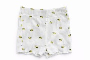 Lupilu spodenki szorty krótkie legginsy prążek pszczółki ecru 62/68