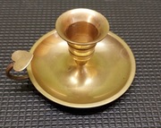 Świecznik mosiężny