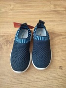 Granatowo - niebieskie buty sportowe, tenisówki dziecięce, trampki