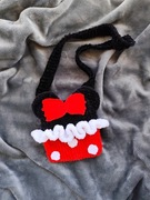 Szydełkowa torebka dla dziewczynki Minnie Mouse