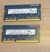 Pamiec Ram DDR3 12800 1600MHz 4GB sodim laptop testowana sprawna hyniX 1Rx8