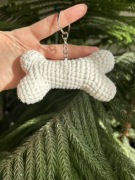 Breloczek zawieszka do kluczy kość handmade