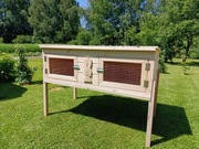 Duża klatka 2 komorowa z wyjmowana przegroda 145/75 wys. 50 + nogi