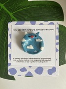 Worry stone NOWY stan krowa z TikTok prezent antystresowy