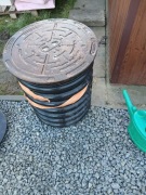 Teleskop żeliwny z włazem używany firma Norson