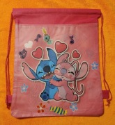 Worek na buty Stitch różowy