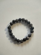 Bransoletka z naturalnych kamieni Obsydian / Ochrona energii