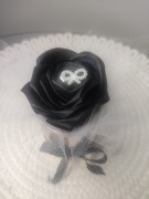 Róża satynowa w boxie 